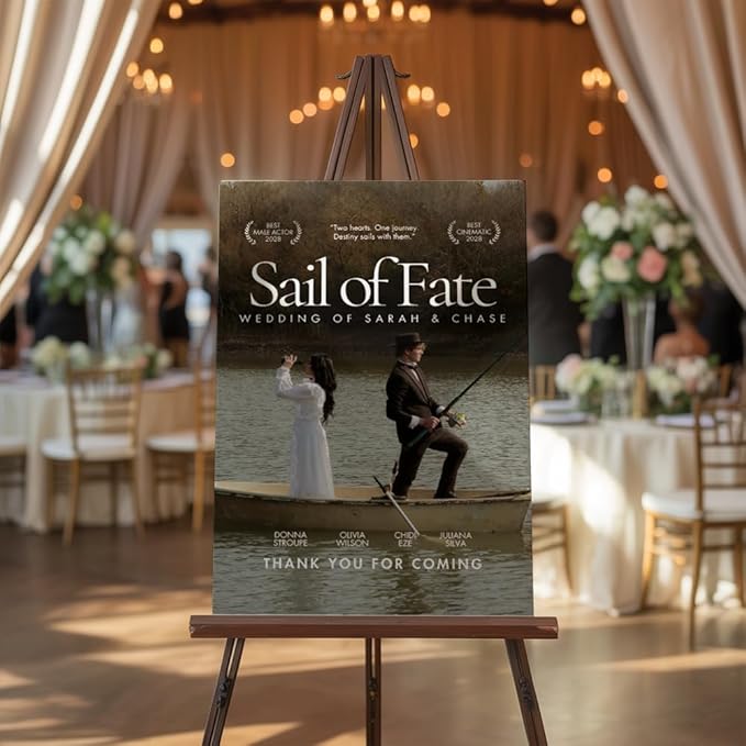 Custom Foam Board Poster Sign, 24x18 inch - 3/16 Thick - Personalized Foamcore Event Signs for Wedding, Baby Shower, Announcements, Presentations, Arts & Crafts