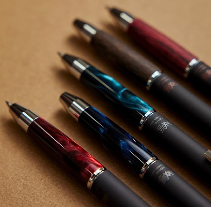 Pilot Japan Frixion Ball Knock Zone 0.5mm Inspiration Blue Black Ink LFBKZ-3SEF-IL Japan Import With Original Stylus Ballpoint Touch Pen
