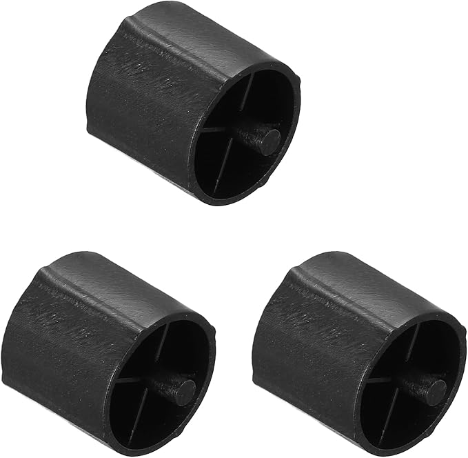 PATIKIL 3Pcs Tape Dispenser Core, Replacement Core for 20032/20072 Tape Dispenser Plastic Insert Parts for Home Office Warehouse Wrapping Packaging Mailing Shipping, Black
