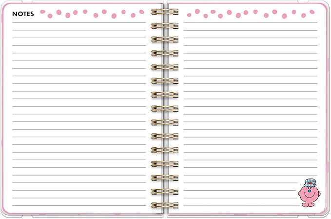 Orange Circle Studio 2026 Planner, Little Miss Organized, Deluxe Compact Flexi Planners, Bound Weekly & Monthly Planner Organizer For School or Work, with Stickers & Notes Pages
