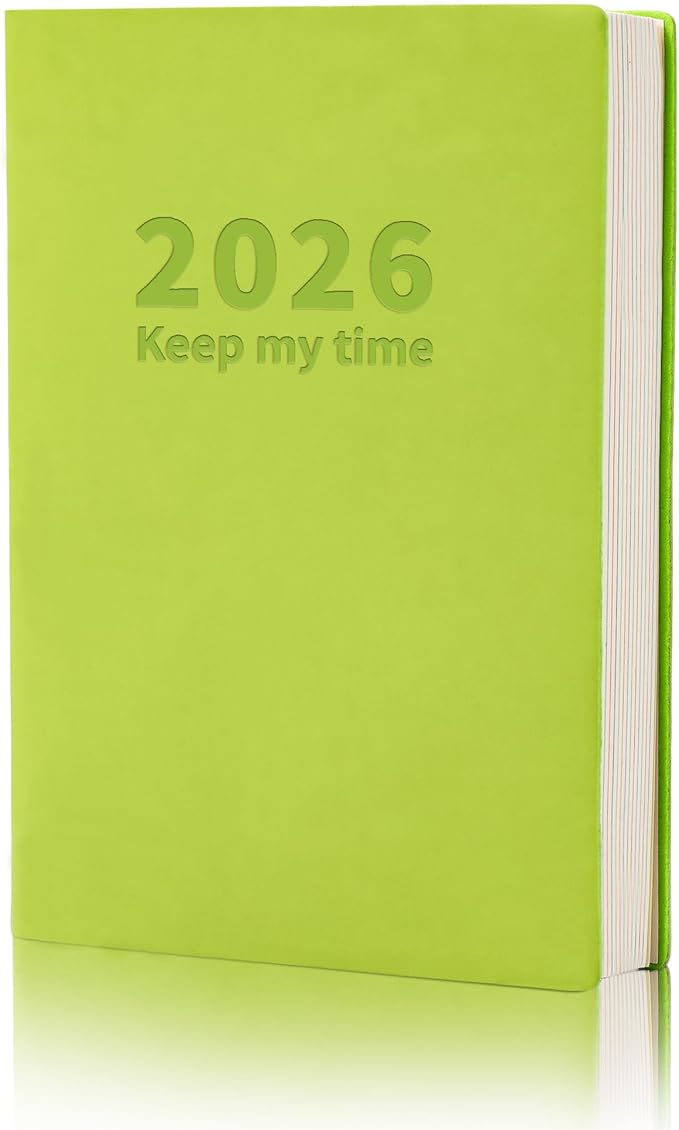 Planner 2026 Weekly and Monthly Planners for Purse 5.5" x 3.9"Cute Small Daily Academic Calendar 320page Hardcover Planning Agenda Book Academic Planner Vegan Leather Softcover, Goal Tracker Organizer Planning for Daily Schedule School Office Schedule ...