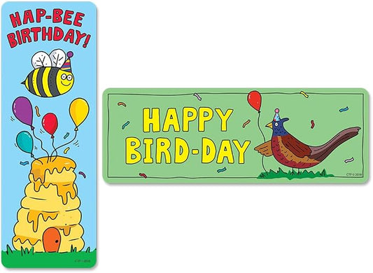 Creative Teaching Press So Much Pun! Hap-bee Birthday Bookmarks (5555)