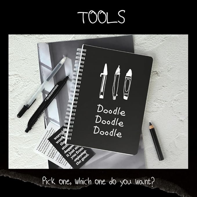Monolike Little Doodle 4 Month Study Planner, Tools - Academic Planner, Weekly & Monthly Planner, Study plan