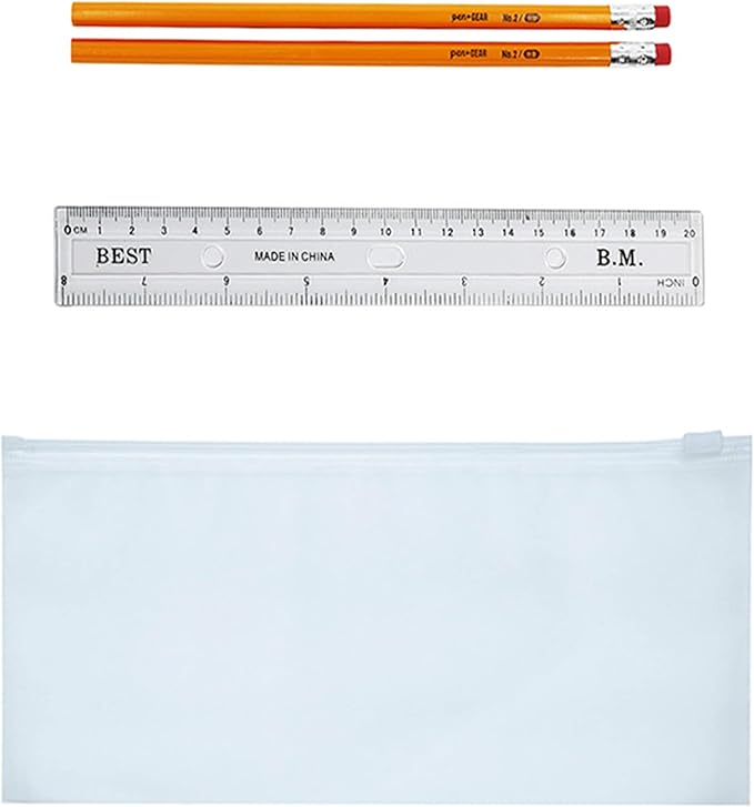 16 Piece Bulk School Supplies Kit for K-12 - Essential Box of School Supplies for Elementary, Middle, and High School Students