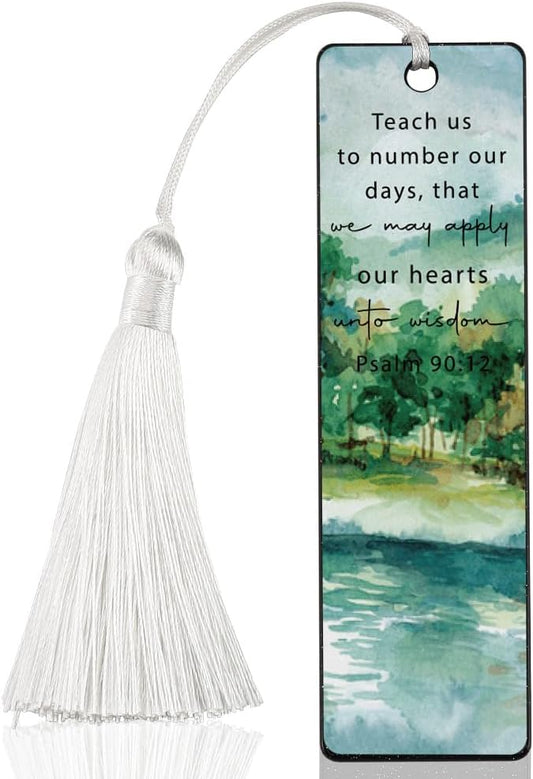 Christian Wisdom - Seeking Bookmark, Inspirational Gift for Believers, Uplifting Gift for Spiritual Readers, Spiritual Bookish Present, Unique Scripture Design Bookmark, WCB78