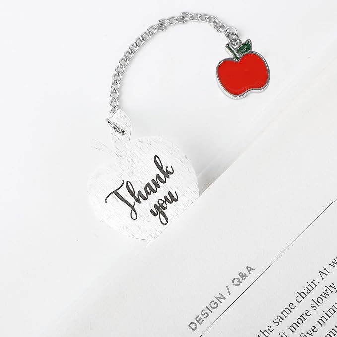 Teacher Metal Bookmark, Thank You Teacher Appreciation Gift Bookmark for Women Men, Unique Bookmarks for Teacher’s Day, Thank You for Helping Me Grow Bookmarks (Grow)