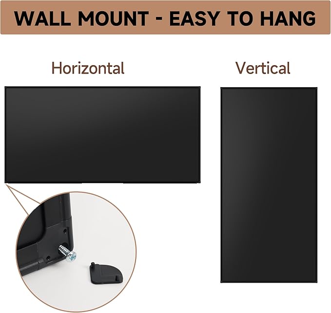 SELEAD Huge Magnetic Chalkboard 96 x 48 Inches - Black Aluminum Frame Chalk Board Wall Decor Long Plaque for Business, Menu, School, Office - 8 x 4ft Bulletin Display Board Pizarra