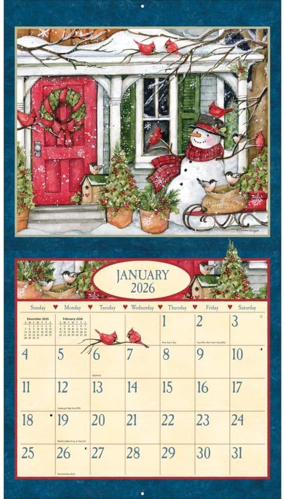 Lang, Heart and Home 2026 Wall Calendar by Susan Winget, 13.4'' X 12'', 12-Month Calendar with Stapled Binding