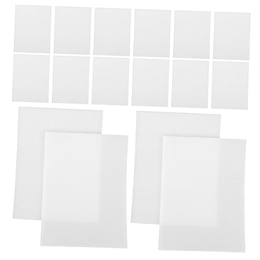TEHAUX 48pairs Self-Adhesive Hook and Tape Double-Sided Strips for Home Fixing and Strong Adhesion for Curtains Rugs and Wall Mounting