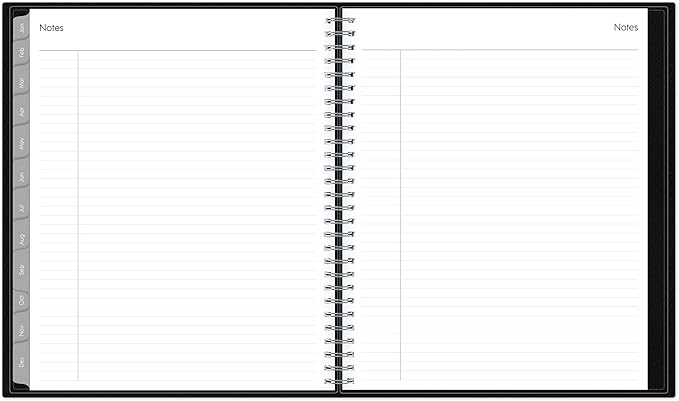 Blue Sky 2027 15-Month Monthly Planner Calendar, October 2026 - December 2027, 8” x 10”, Durable Faux Leather Cover, Laminated Tabs, Concealed Wirebound, Storage Pocket, Enterprise