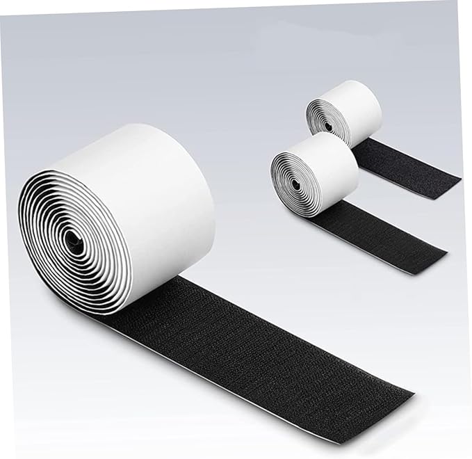 2rolls Electric Guitar Pedalboard Hook and Loop Mounting Tape Adhesive Strip for Secure Pedal Fixing and Easy Setup