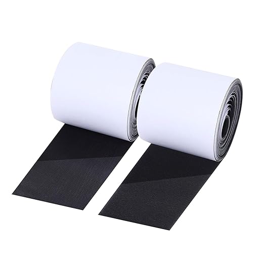 2Pcs Sofa Cushion Tape 4.4Inchx20Feet Cushion Grip Pad Heavy Duty Adhesive Strips Sofa Cushions Slip Grip