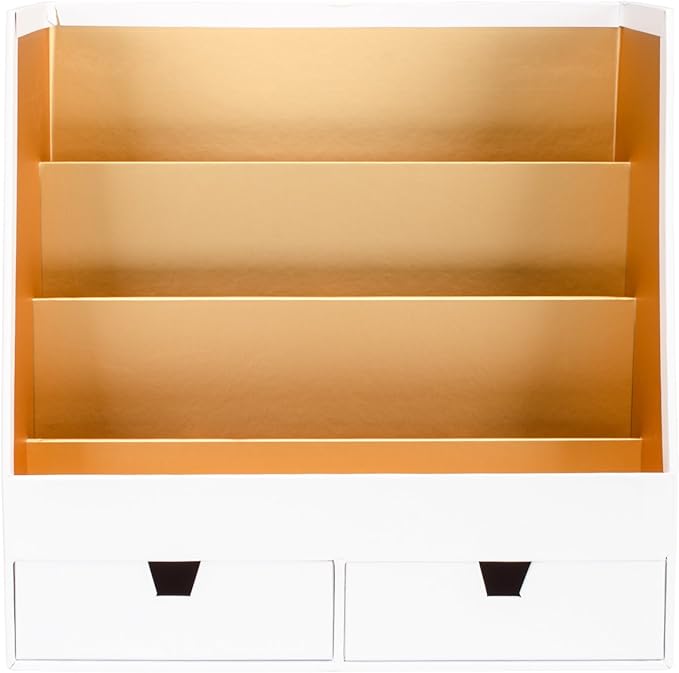 American Crafts 375810 Desktop Organizer Crate Paper Desktop Storage Desktop Organizer