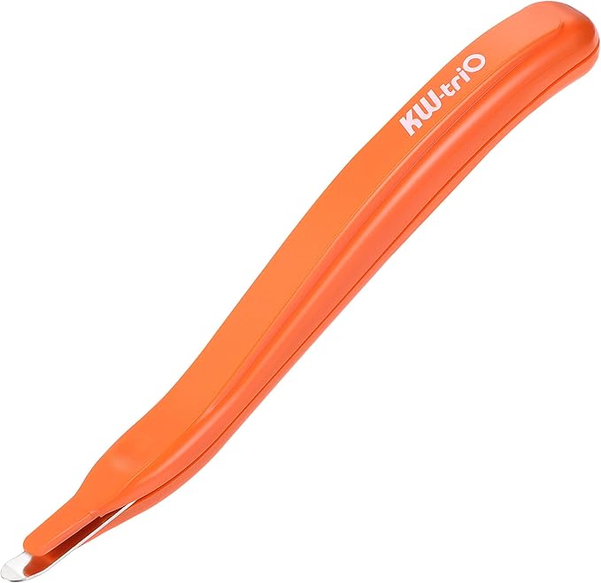 MECCANIXITY Staple Remover Tools, Magnetic Staplers Puller for Office Home Desktop Accessory, Orange