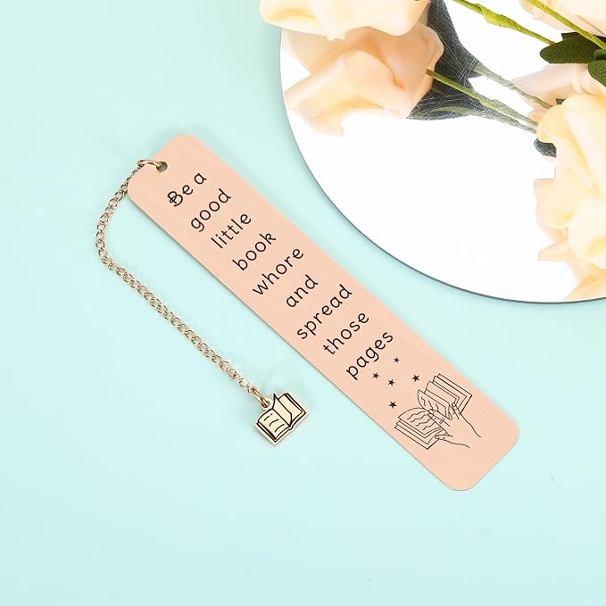 Metal Book Marks for Reading Women - Cute Bookmark for Women Smut Bookmarks for Book Lover Spicy Reading Gifts for Girls Bookworm Gifts for Friends Spicy Reader