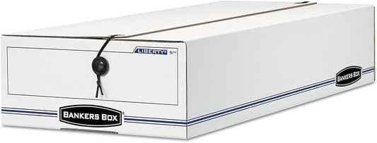 Bankers Box 00003 Storage File,6-Inch x23-1/4-Inch x4-1/4-Inch,Cards,12/CT,WE/BE