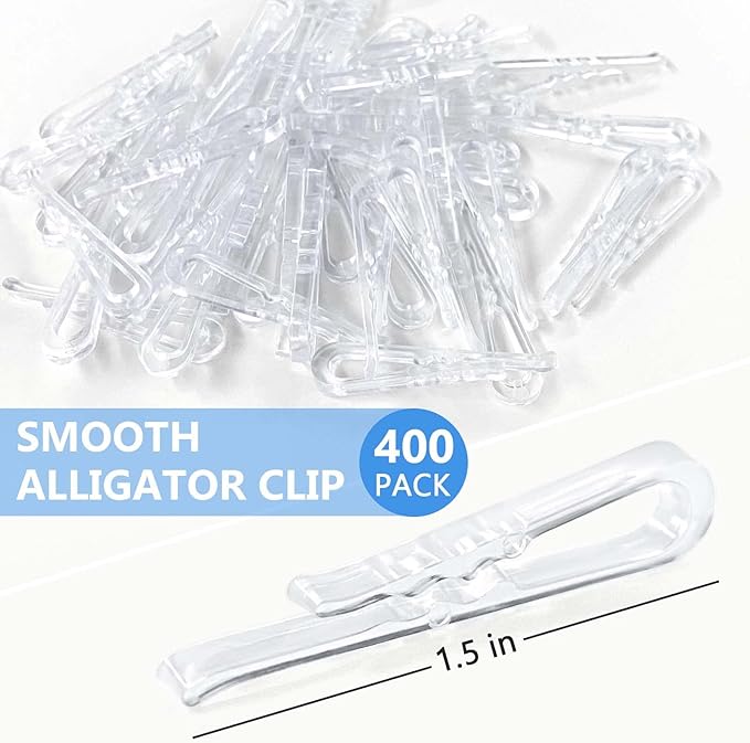 8.5 x 11 Inch Fabric Backing Board, Poster Boards and Plastic Alligator Clips for Folding and Storing Cloth Straight, Fabric Storage Boards-100 Set