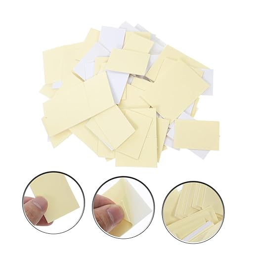 100pcs Multipurpose Double Sided Mounting Tape High Adhesion Water and Heat Resistant for Home Office