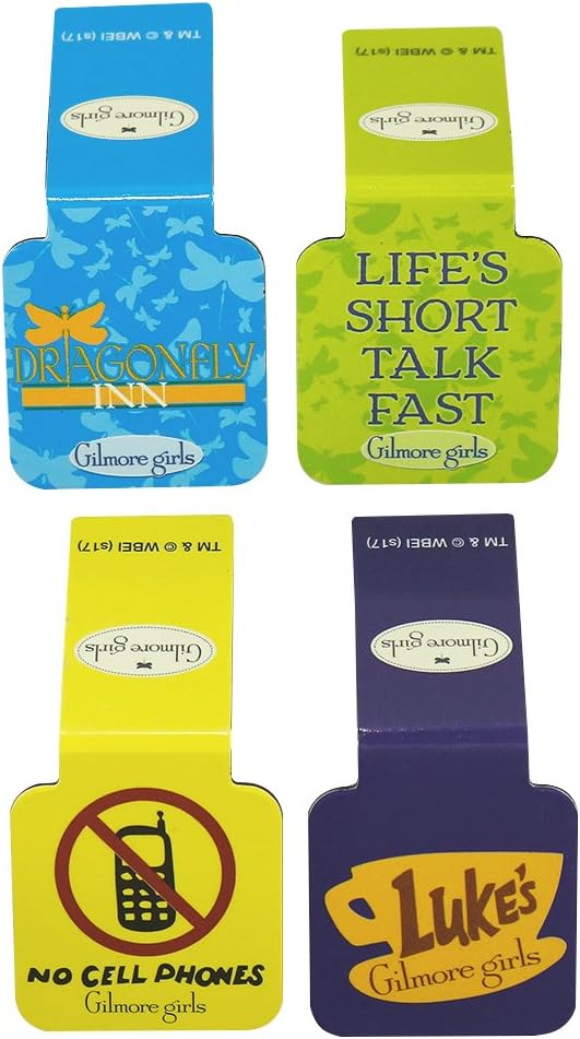 Ata-Boy Gilmore Girls Bookmark, Gilmore Girls TV Show Magnetic Bookmarks (4 Set) Gilmore Girls Gifts & Merchandise
