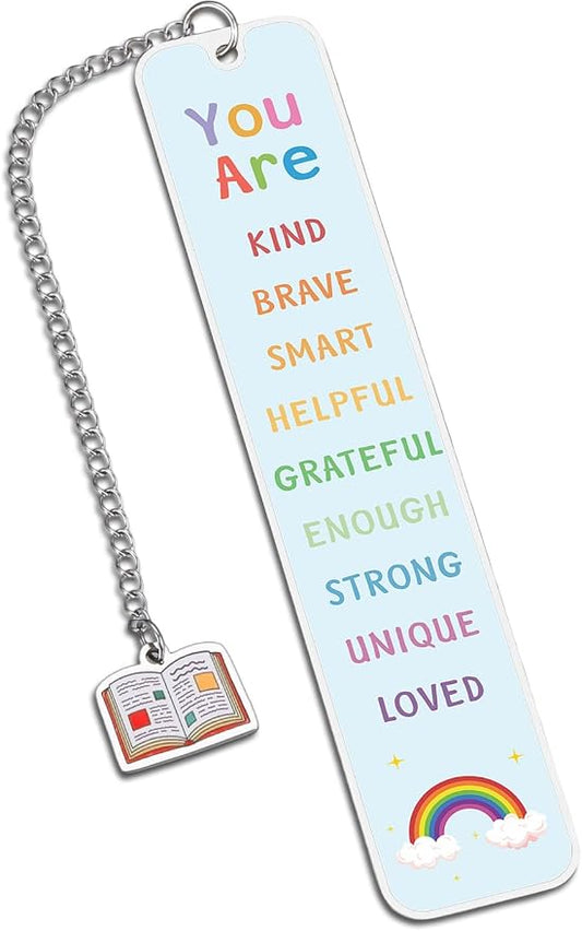 Bookmarks for Kids, Back to School Gifts for Students, Book Marks for Reading Kids, 5th 8th Grade School Supplies for Boys, Kindergarten Middle School High School College Dorm Room Essentials for Guys