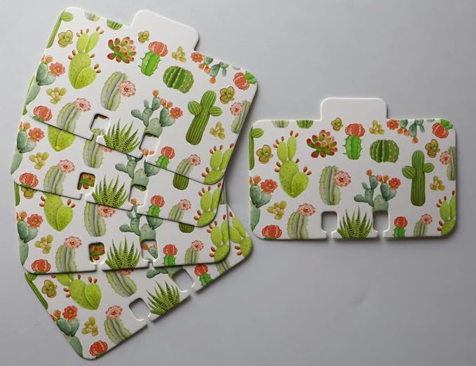 4" x 2.6" Rotary File Card Refills Dividers for Rolodex (B-Dividers)