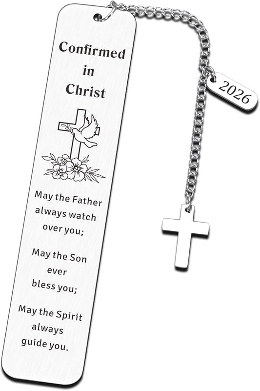 Confirmation Gifts for Teenage Boys Girl 2026 Confirmation Gifts for Boys Teen Girls Confirmed in Christ Christian Bookmark Faith Based Gift for Women Men Religious Easter Basket Stuffers for Tween