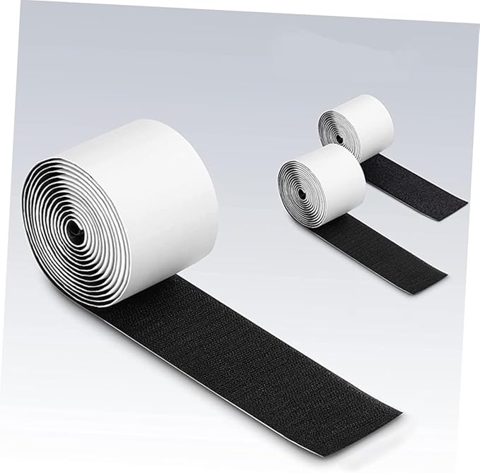 BESPORTBLE 2rolls Pedal Hook and Loop Tape Pedal Mounting Tape for Guitar Pedalboard Accessory