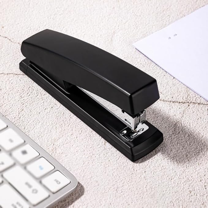 The Stapler is Compact and Convenient, with A Steel Binding Slot