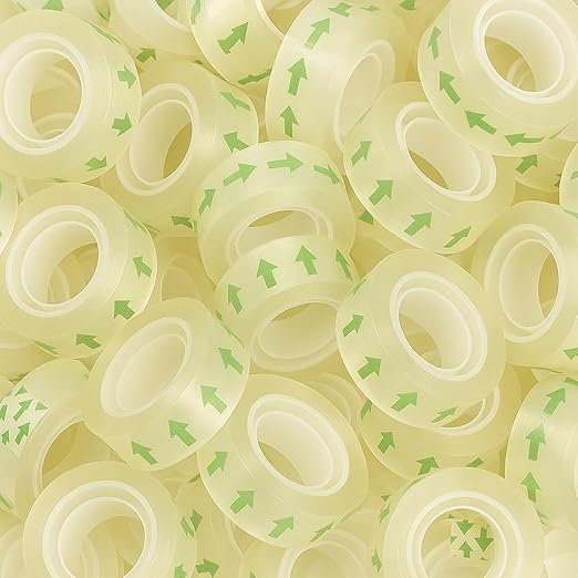 YGM Clear Packing Tape Refills The Office Supplies Fashion Classroom Must Haves School Supplies Packing Tape Dispenser Desk Accessories & workspace Organizers Shipping Tape School Trans Tape (40)