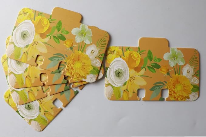 4" x 2.6" Rotary File Card Refills Dividers for Rolodex (C-Dividers)