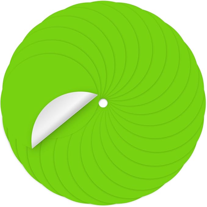 24 Pack Dry Erase Circle Dots, Whiteboard Desktop Writing Spots for Classroom Tables, Removable Vinyl Stickers Wall Decals for School Teachers, Green