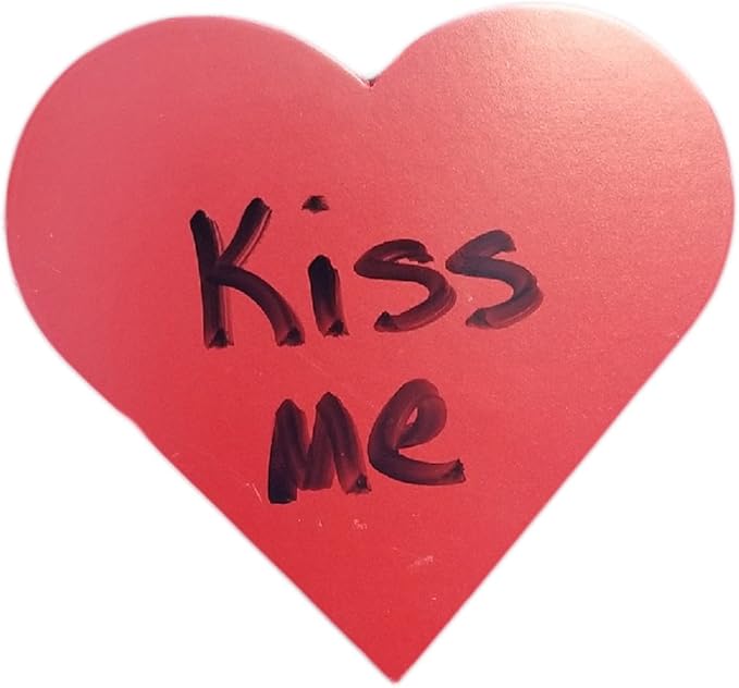 Die-Cut Magnetic - Large Single Color Heart- Classroom, Holiday, Kids’ Love and Peace School Craft Projects, Valentine’s Day Craft and Garage Decorations.
