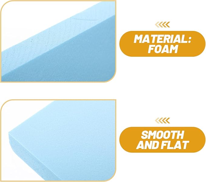 VILLCASE Polystyrene Foam Board Model Crafting Sheets for Diorama and Scene Model Making Lightweight Foam Base 11.81 X 7.87 X 1.18 Inches Easy to Cut and Shape
