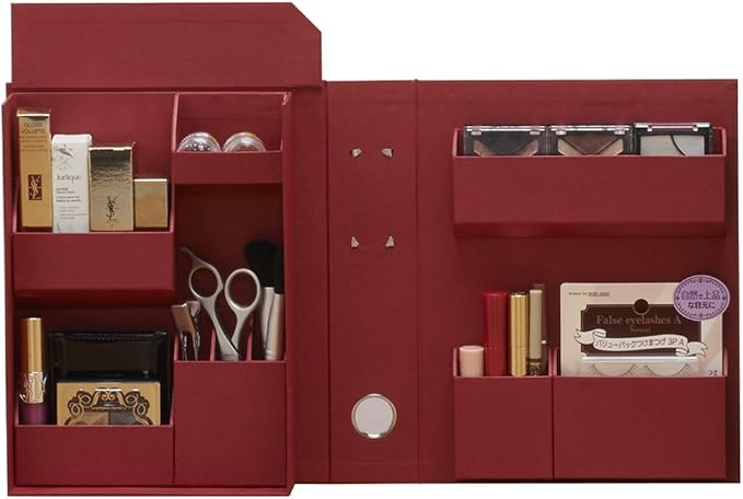 Nakabayashi LST-FB5WR Lifestyle Tool Storage Box File B5 Wine Red