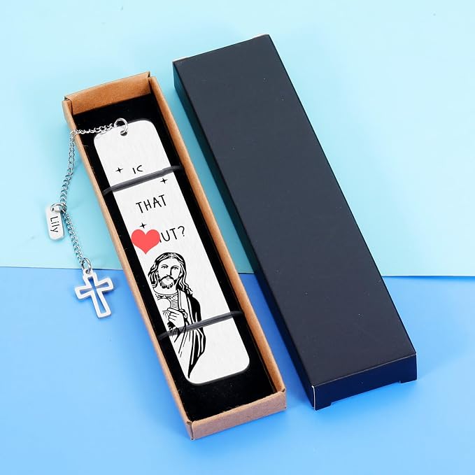 Personalized Funny Bookmark for Women & Men - Custom Christian Book Marker for Coworker, Reader, Best Friend, Sister, Teen Boys & Girls - Christmas & Birthday Gift