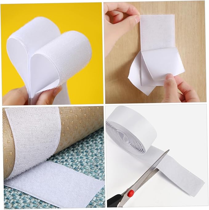 2rolls Guitar Pedal Board Mounting Tape Electric Guitar Effect Device Installation Tape Hook and Loop Straps
