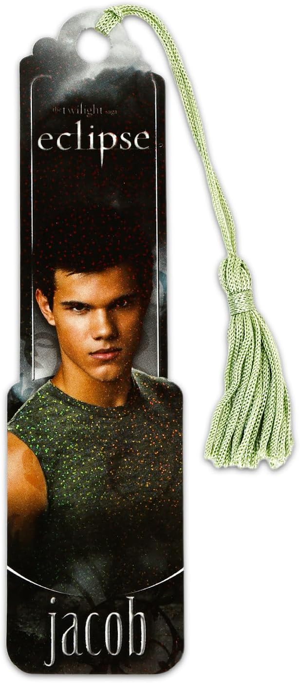 Twilight Bookmark Set - Bundle with 3 Bookmarks Featuring Edward, Bella, and Jacob | Twilight School Supplies for Boys Girls Kids