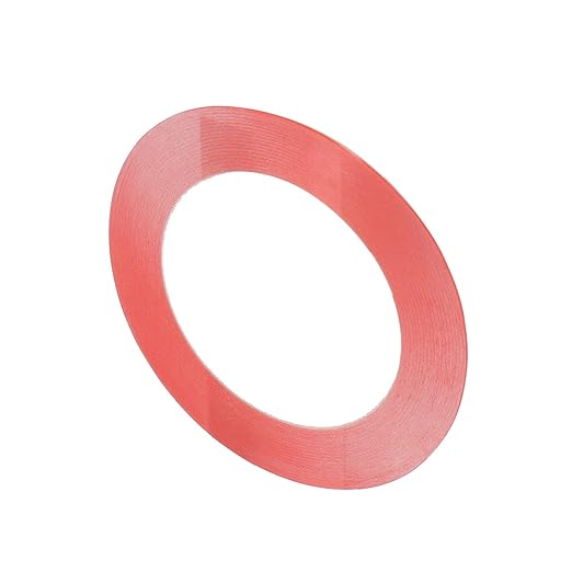 10 Pcs PET Double Sided Tape, Strong Viscosity Mounting Tape, Red PET Adhesive Tape for Electronics Fixation and Home Office Use with Firm Hold (2mm)