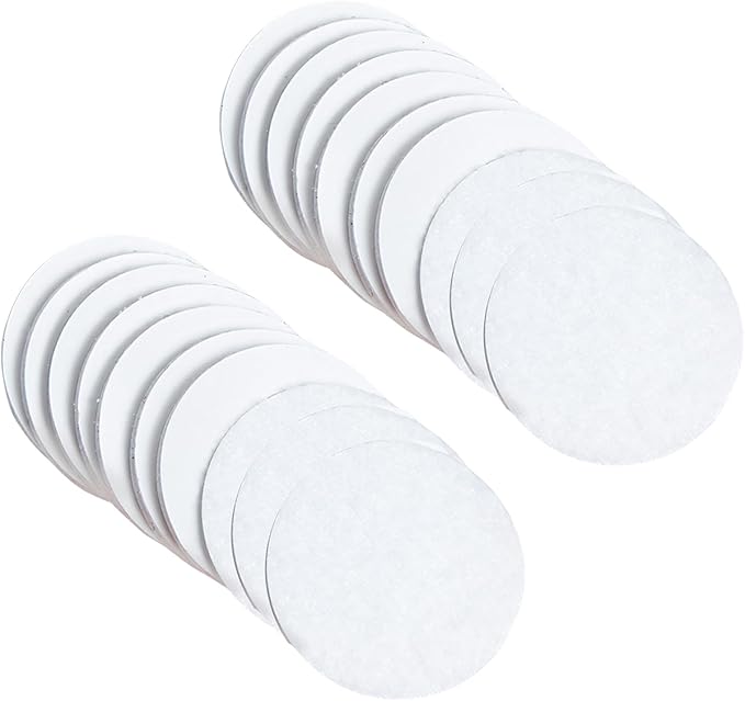 10Piece Hook and Loop Fasteners Double Sided Sticky Round Tape for Securing Sofa Cover Blankets and Rugs Carpet Fabric Adhesives