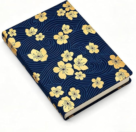 Flowers and Lines Patern Stretchable Book Cover 15.7"x9.8", Elastic Washable Book Protector for Hardcover Textbooks Paperbacks, Reusable Polyester Book Sleeve for Women