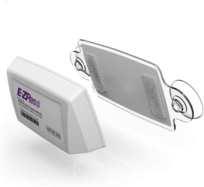 EZ Pass/IPass/IZoom Toll Tag Fastlane Mounting Kit - 16 Pcs (8 Sets) Reclosable Fastener Peel and Stick Adhesive Dual Lock Tape Strips