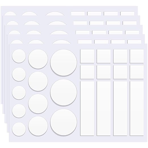 JANYUN Double Sided Tape for Walls, Removable Sticky Dots Picture Hanging Strips Adhesive Heavy Duty Clear Museum Putty for Crafts No Trace Sticky Tack Water Proof Mounting Tape