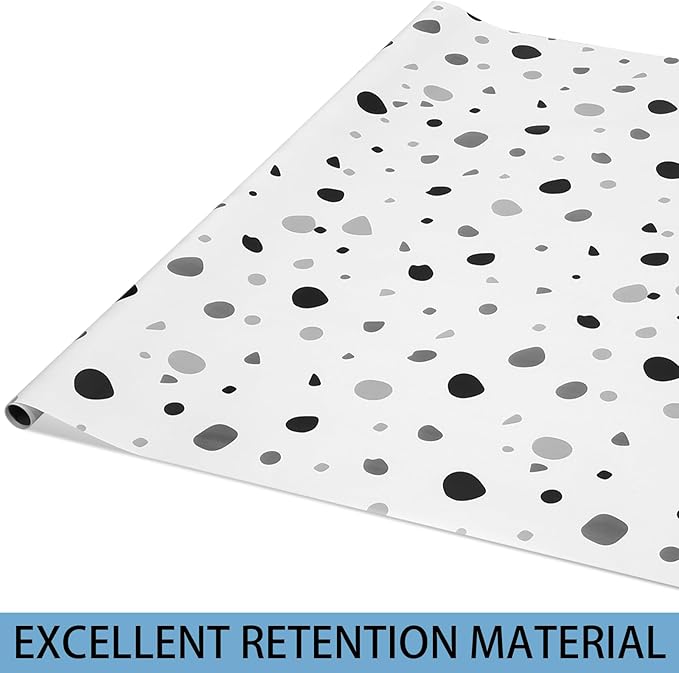 Skyygemm 6 Rolls Classroom Bulletin Board Paper Roll Polka Dot 4 x 12 ft Fade Resistant Colored Background Paper Bulk for Art Decor Drawing Craft(Rustic Color)