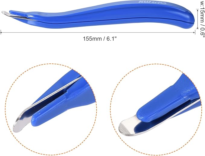 MECCANIXITY Staple Remover Tools, Magnetic Staplers Puller for Office Home Desktop Accessory, Multicolor Pack of 4