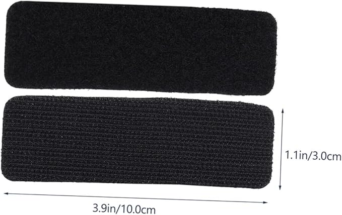 Lurrose 30pcs Double-Sided Adhesive Nylon Hook and Loop Strips for Carpet Fixing Heavy Duty Strips for Home Decoration and Installation