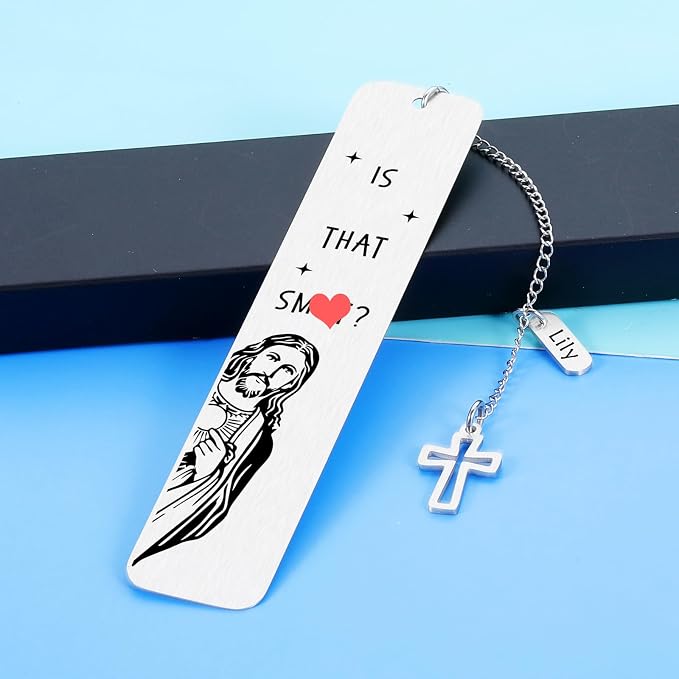 Personalized Funny Bookmark for Women & Men - Custom Christian Book Marker for Coworker, Reader, Best Friend, Sister, Teen Boys & Girls - Christmas & Birthday Gift