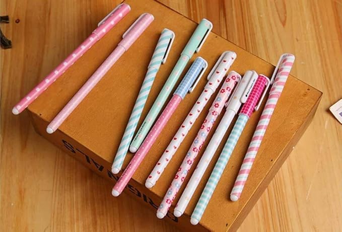 sencoo 10 pack Cute Colorful Journal Pen Multi Colors Colorful Gel Ink Pens 0.5mm MultiColored Roller Ball Fine Point Pens for Bullet Journal Planner Writing Notes Office School Supplies