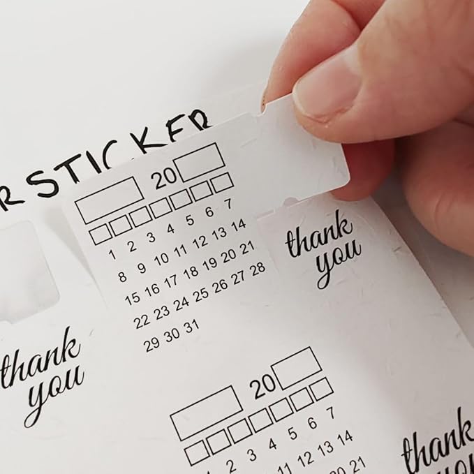 Monthly Tabs Calendar Stickers for Yearly Planner for Journal Dividers, Plan for School Year, Agendas and Organizers, Office Supplies (Style1-32Months)