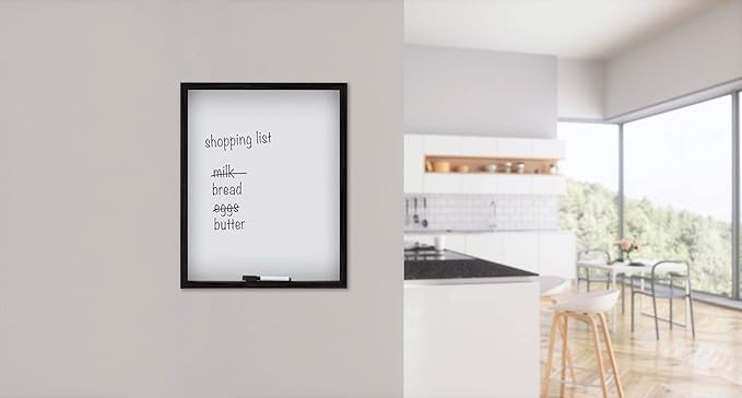 MIKASA White Board with Dry Erase Pen, Gray