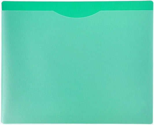 Waterproof Poly File Folders with Top Tab, Letter Size, Single Colors, 10pcs Pack